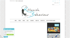 Desktop Screenshot of kittenishbehaviour.com